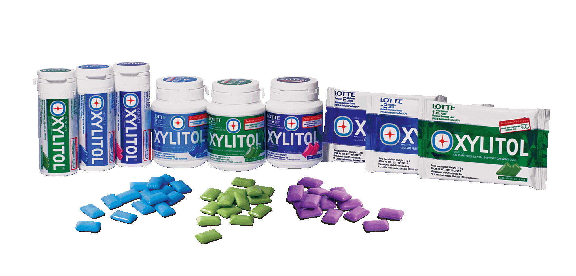 Lotte Xylitol Variants LOTTE XYLITOL VARIANTS Fight Cavities with Xylitol Dental Health Gum