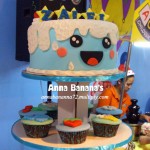 Kawaii Birthday Cake and Cupcake Tower Kawaii Birthday Cake and Cupcake Tower