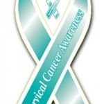 Cervical Cancer Awareness Ribbon