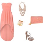 Peach Mullet Dress