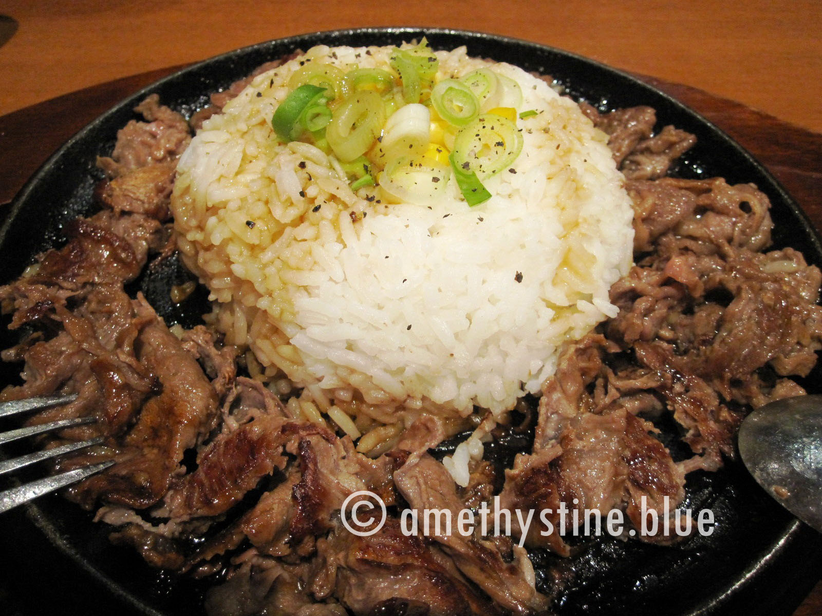 Beef Pepper Rice at The Sizzlin’ Pepper Steak