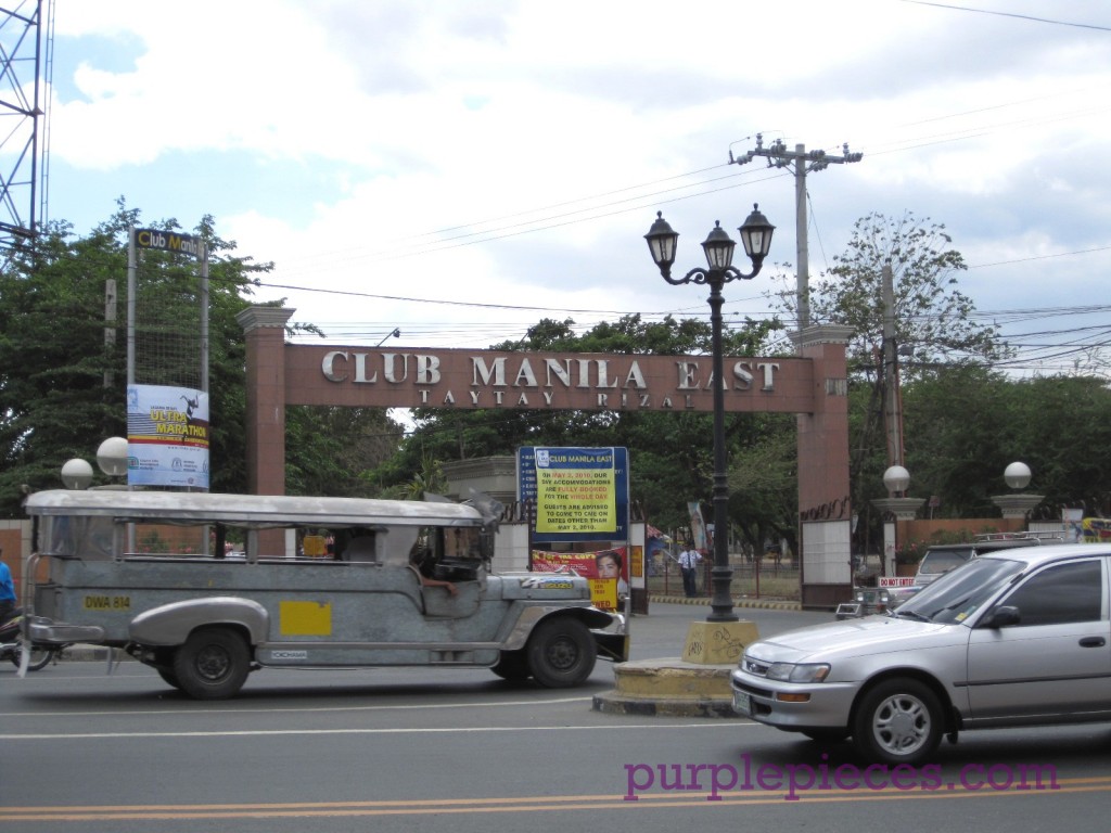 Club Manila East - Taytay, Rizal - Entrance