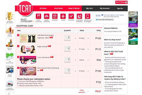 Cheap Purchases from TCAT Philippines Groupon Website