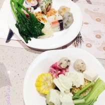 Vikings Buffet Dinner with my Mom