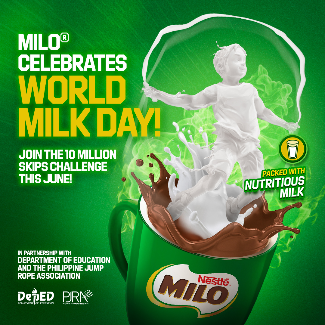 MILO: 10 Million Jump Skips to Celebrate World Milk Day