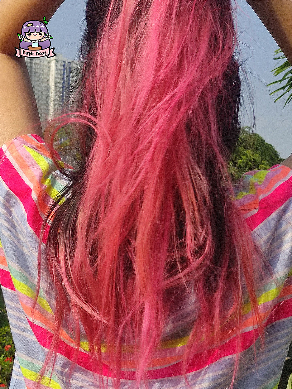 Dyed my Hair Using Merry Sun Cellowax Pink Hair Color