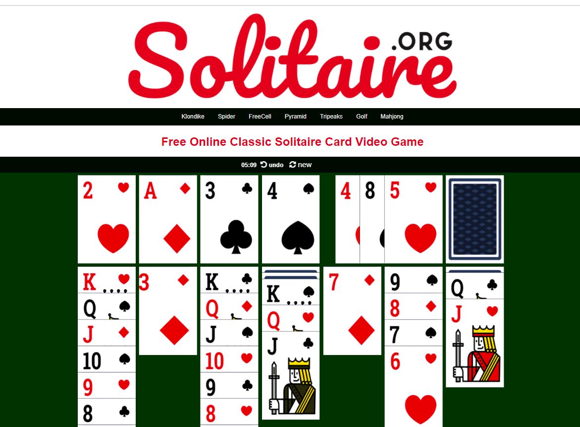 Play Classic Card Games and More at Solitaire.Org!