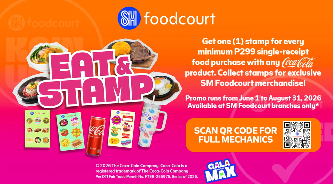 Score Exclusive Rewards with SM Foodcourt’s Eat & Stamp