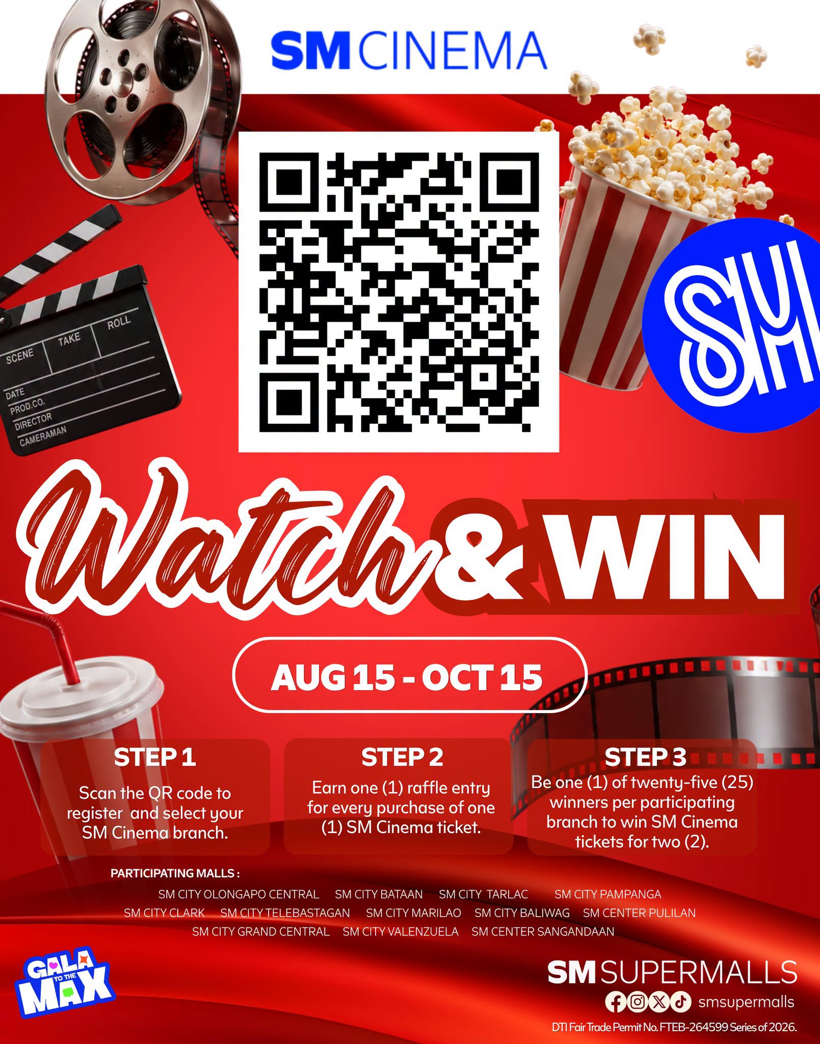 Watch. Win. Repeat at SM Cinema